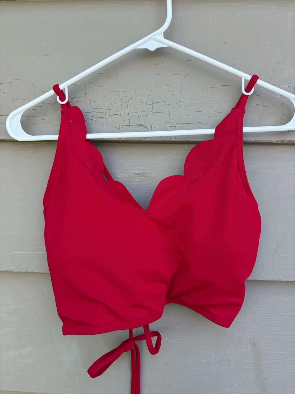 Zaful New 2 piece scalloped swim suit - Picture 7 of 8